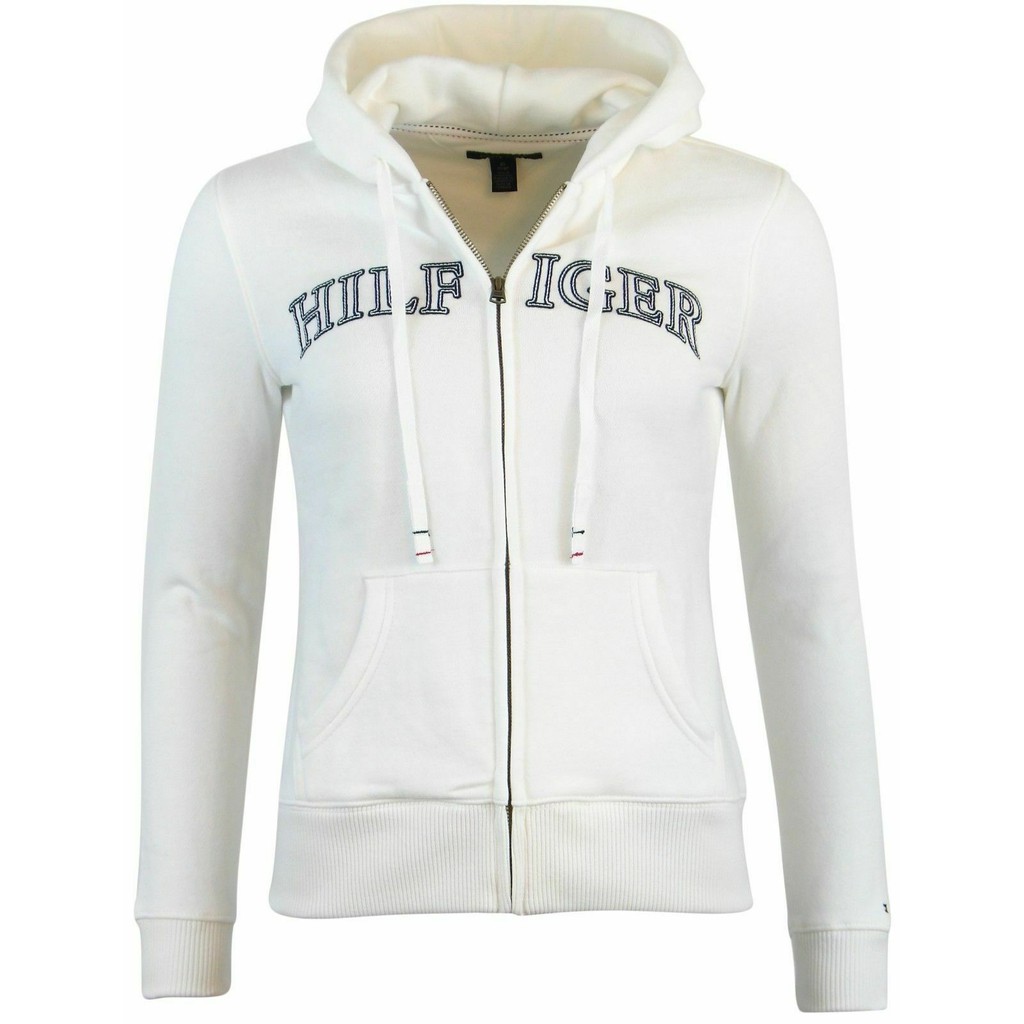 tommy hilfiger full zip hoodie women's