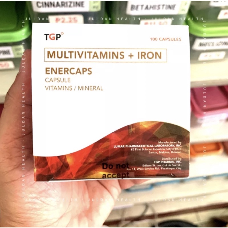 (Stresstabs Generic) Enercaps Multivitamins Capsules Shopee Philippines
