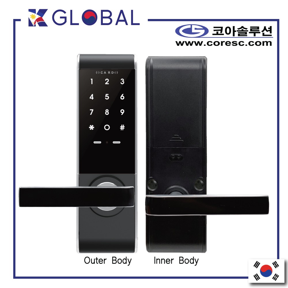 Handle Digital Door Lock from Korea/ KOREAN SMART LOCK/ AFFORDABLE LOCK/SMART CARD & PASSWORD