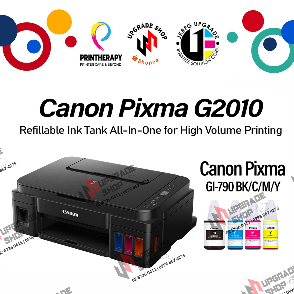 CANON PIXMA G2010 Refillable Ink Tank All-In-One| 2010 | Shopee Philippines