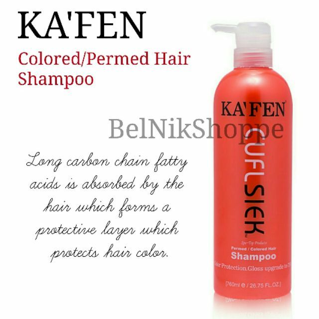 Cod Freeship Kafen Shampoo 760ml Shopee Philippines