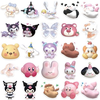 50pcs Cartoon 3D Kuromi My Melody Stikers Skateboard Guitar Laptop ...