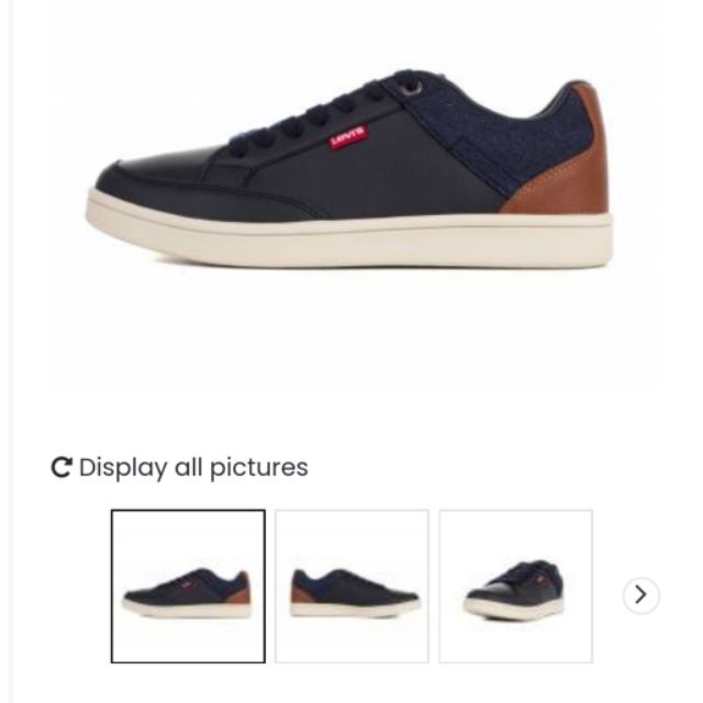 Levi's Billy Men's Navy Blue Sneakers | Shopee Philippines