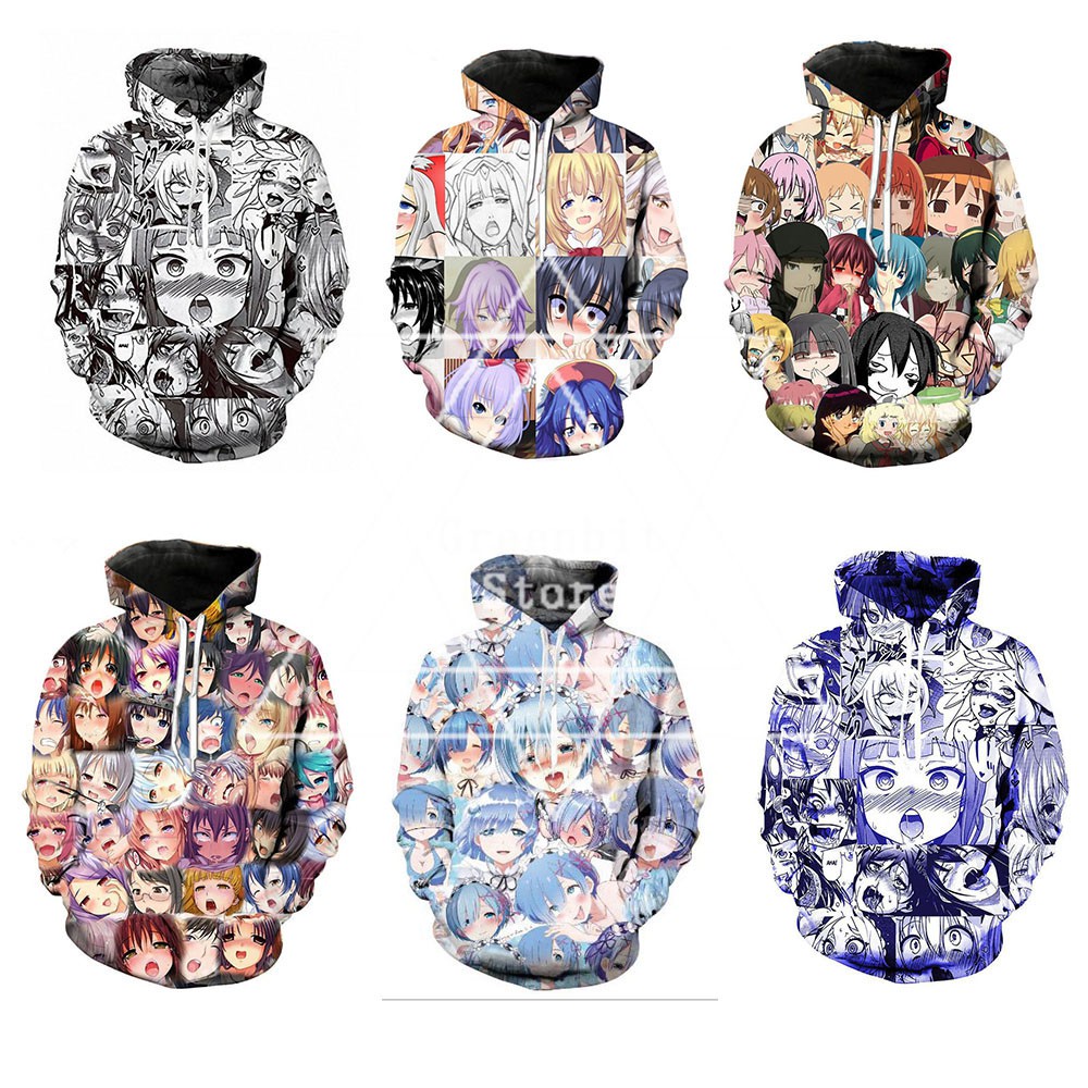 ahegao hoodie shopee