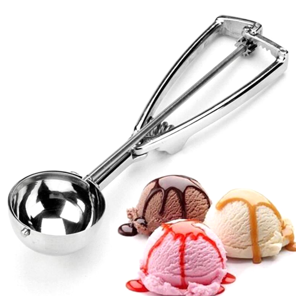 Ice Cream Scoop Stainless Steel Cookie Scoop Melon Scoop Ice   0c83a6ce33468b704c2280bffb418886