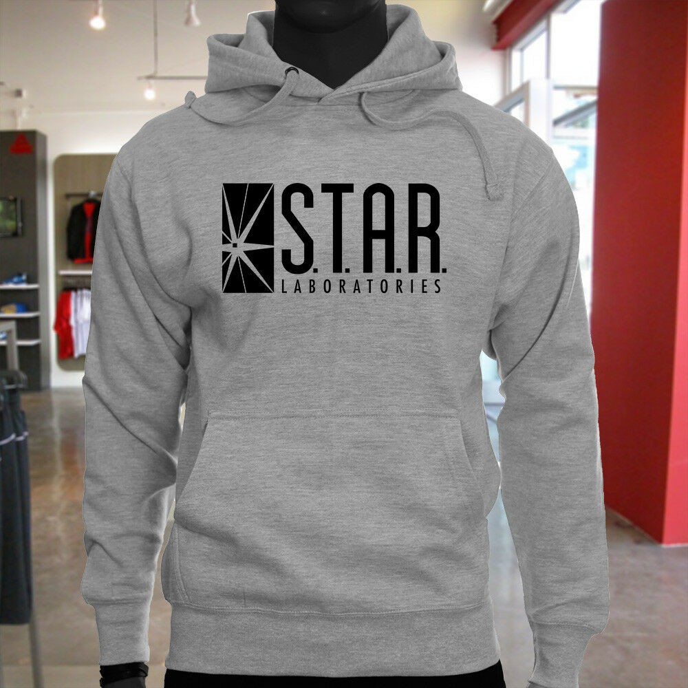 barry allen in star labs sweatshirt