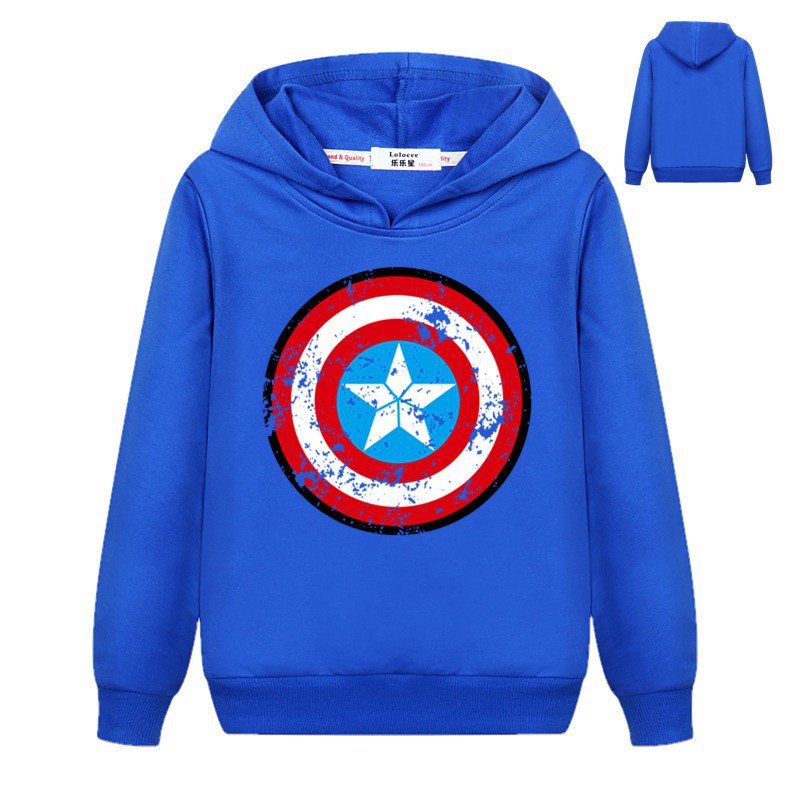 boys captain america hoodie