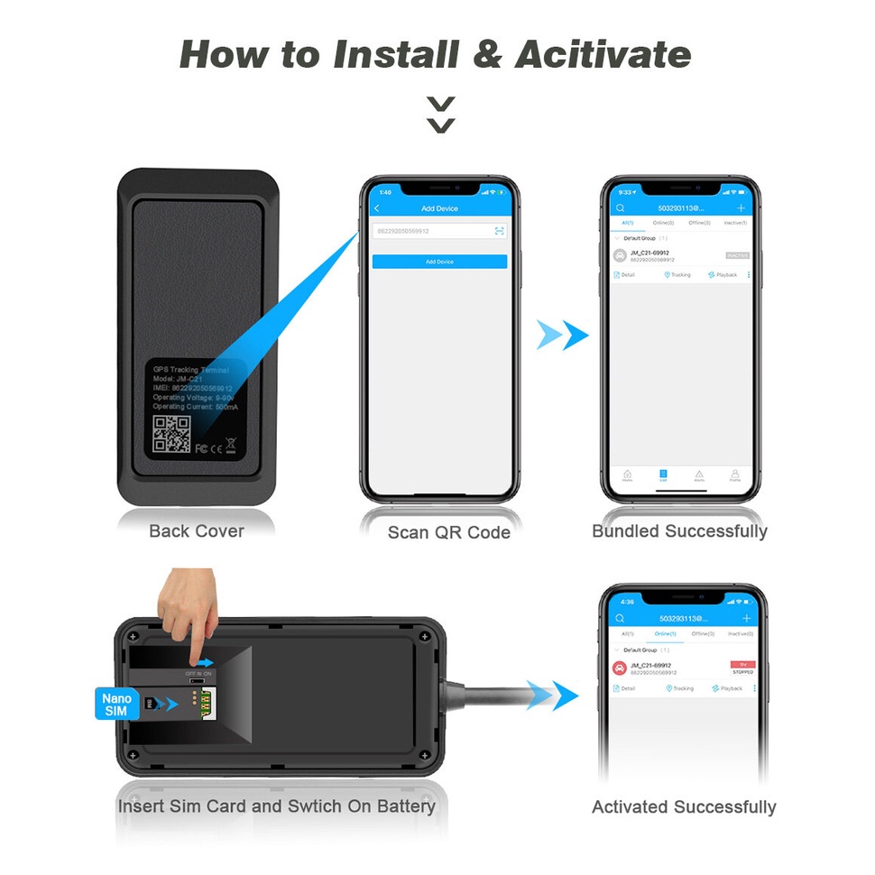 Mini GPS Tracker AT2 Portable Locator For Kid Realtime, 51 OFF