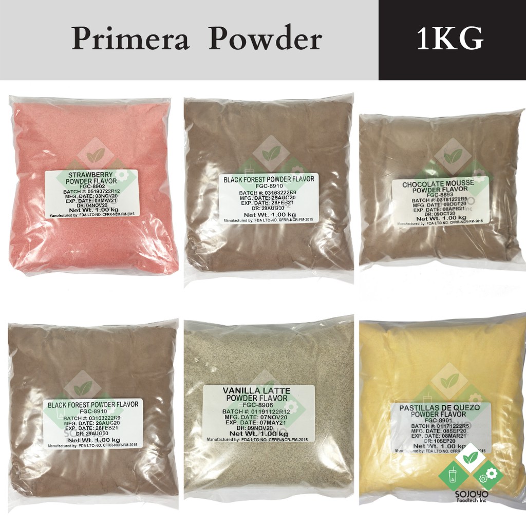 Primera Powder (1 kg) Shake/ Milk tea Frap / Ice candy / Ferna / Flavor