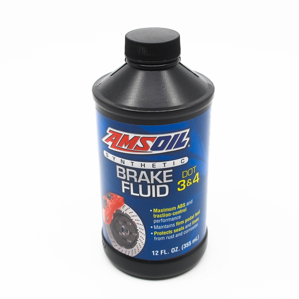 AMSOIL Brake Fluid Dot 3 and 4 Fully Synthetic (12 Ounces) Shopee