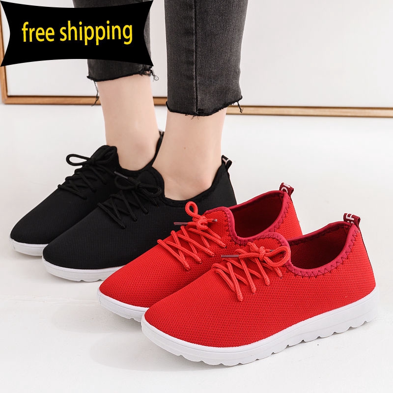 red casual shoes womens
