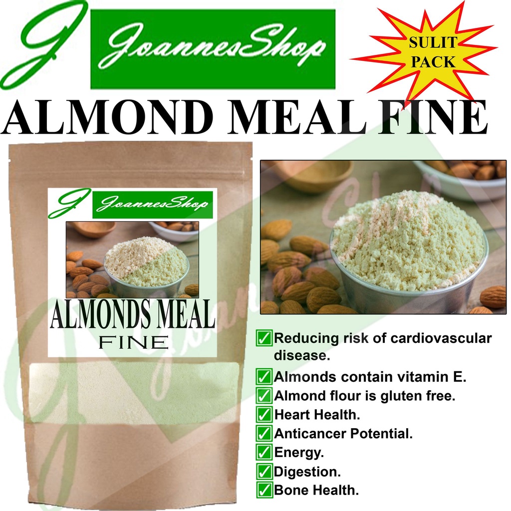 ALMONDS MEAL FINE (ALMOND POWDER) SULIT PACK Shopee Philippines