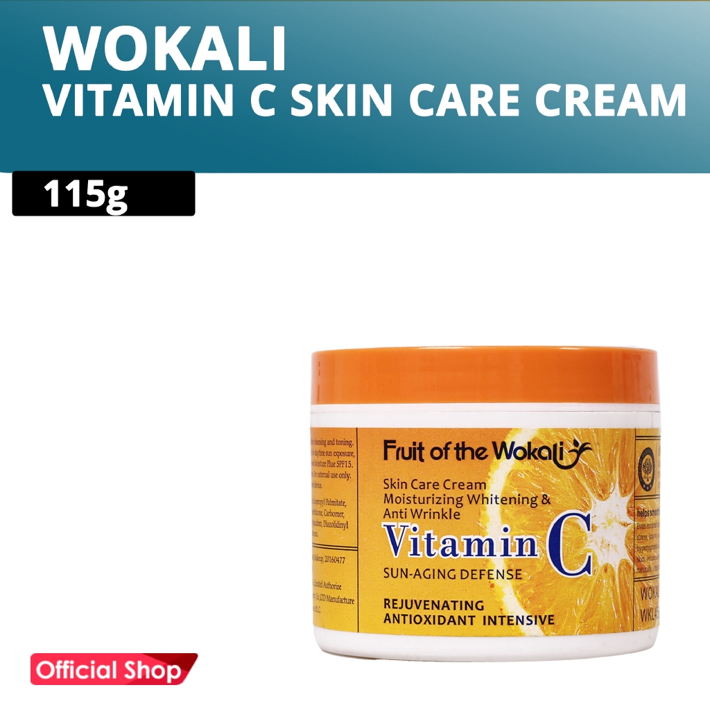 Wokali Vitamin C Sun Aging Defense Skin Care Cream 115g Shopee