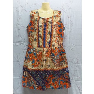 PK002 (ORIGINAL BATIK)Pokok Sando Walking Daster Dress Thailand Batik ...