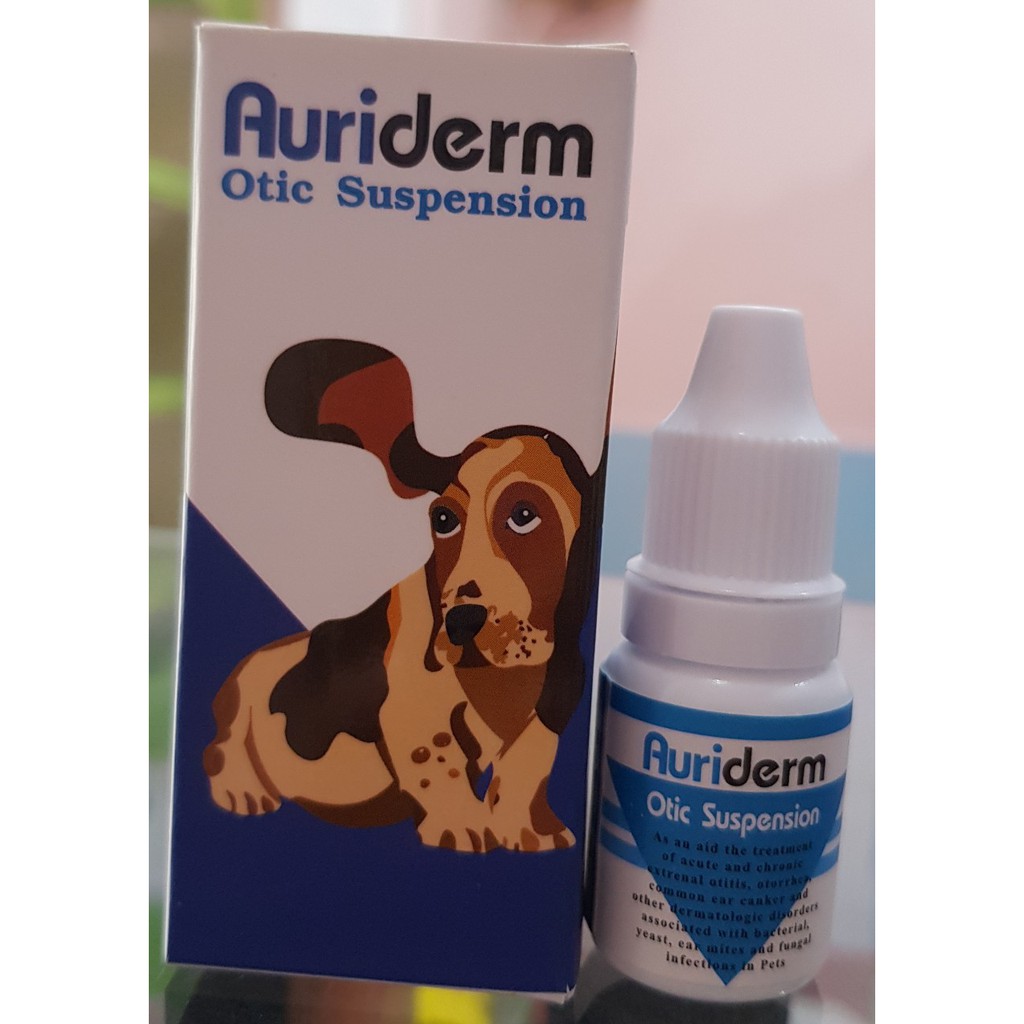 Products to treat fungi, ticks, parasites in the dog ears AURIDERM Shopee Philippines