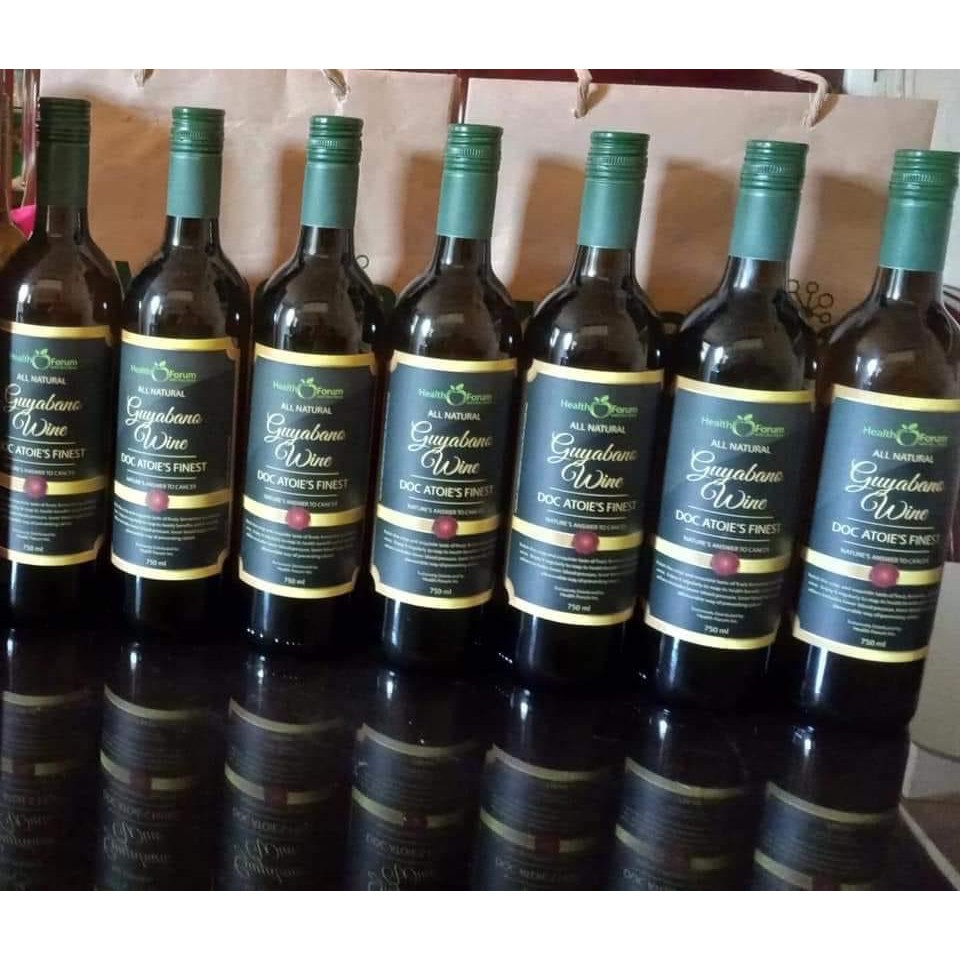 Zynergia All Natural Guyabano Wine Doc Atoie S Finest Shopee Philippines