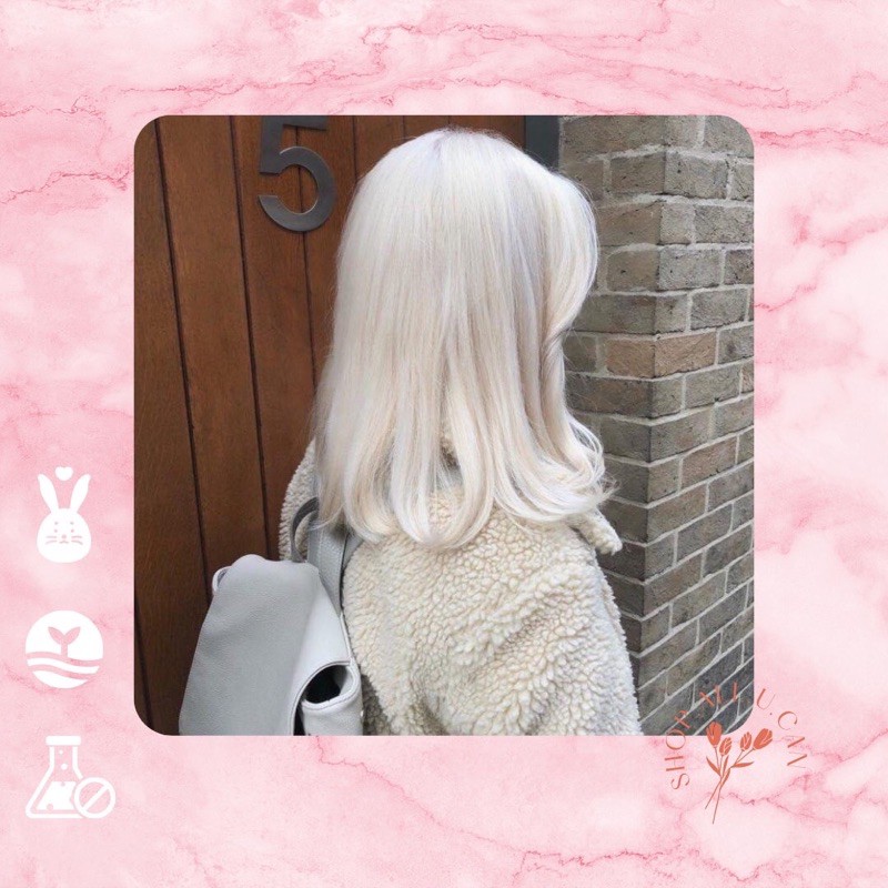 DUST HAIR COLOR BLONDE SERIES BLEACH 0.0 CLEAR TONE HAIR COLOR