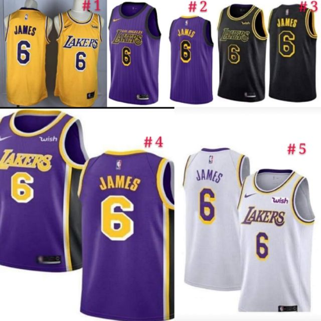 Nike Basketball James lakers jersey | Shopee Philippines