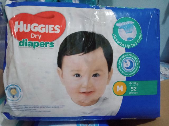 huggies dry large 52