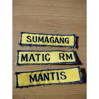 SECURITY GUARD NAME CLOTH@AGENCY NAME CLOTH ( EMBROIDERED) #4
