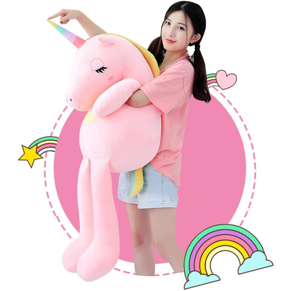 pink unicorn stuffed animal