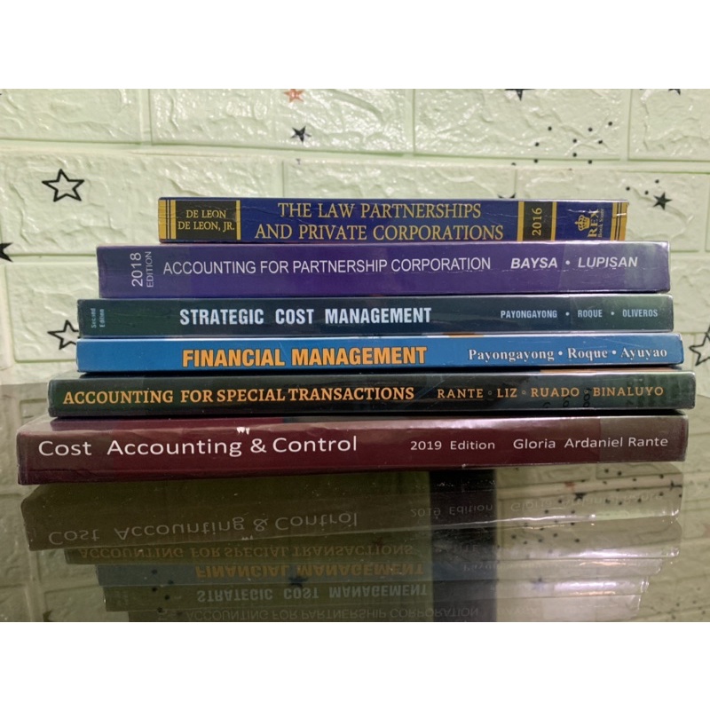 ACCOUNTING BOOKS (USED) Shopee Philippines