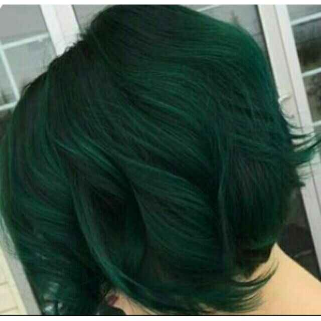 Green Hair Color Permanent Hair Color