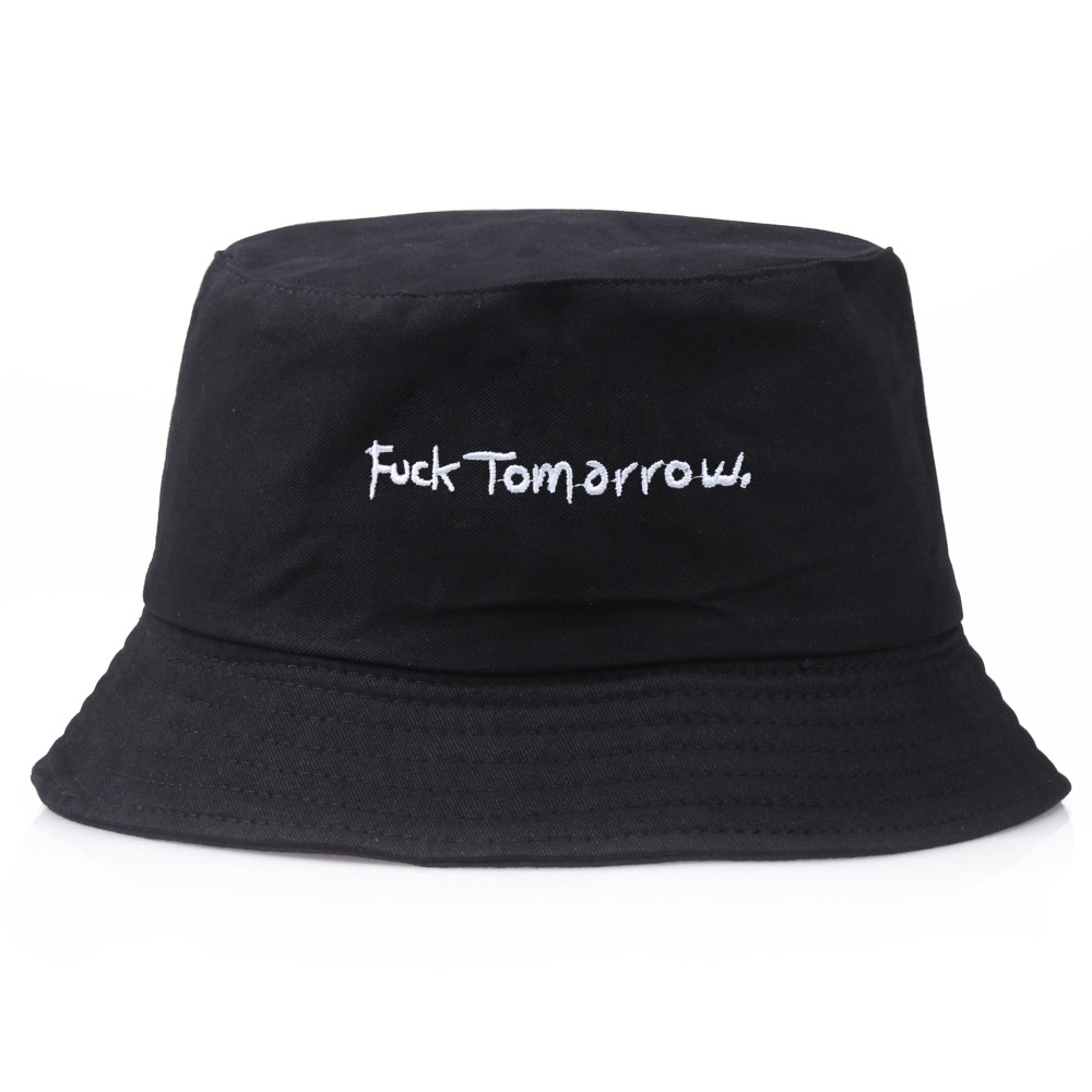 black bucket hat womens