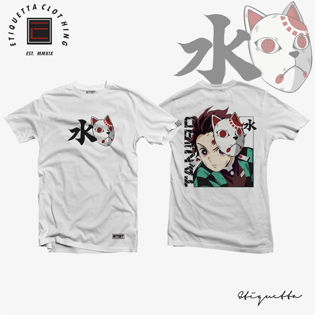 Anime Shirt - ETQT - Demon Slayer - Tangiro with mask | Shopee Philippines