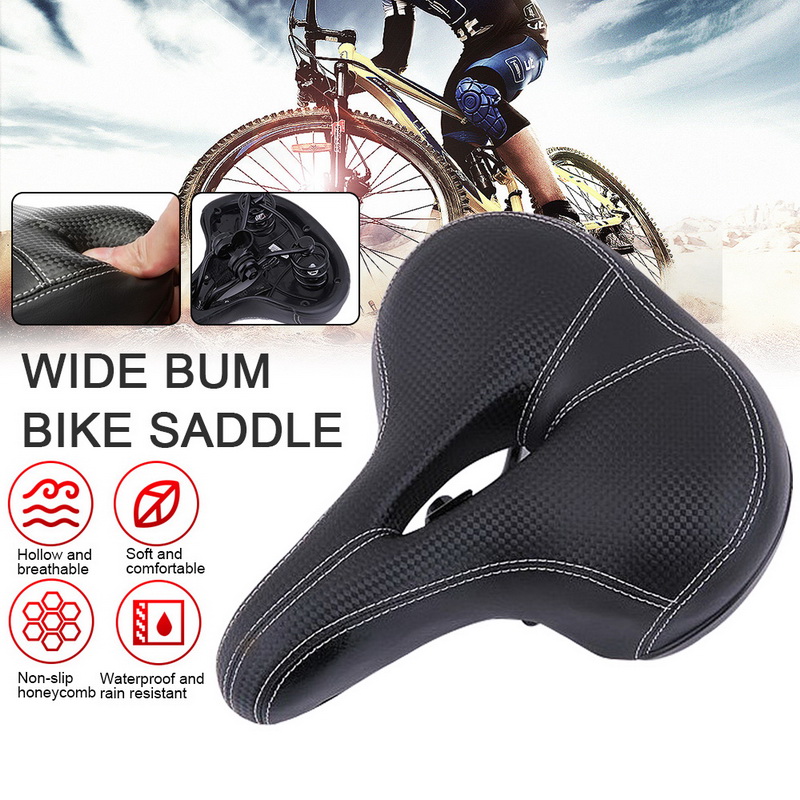 wide stationary bike seat