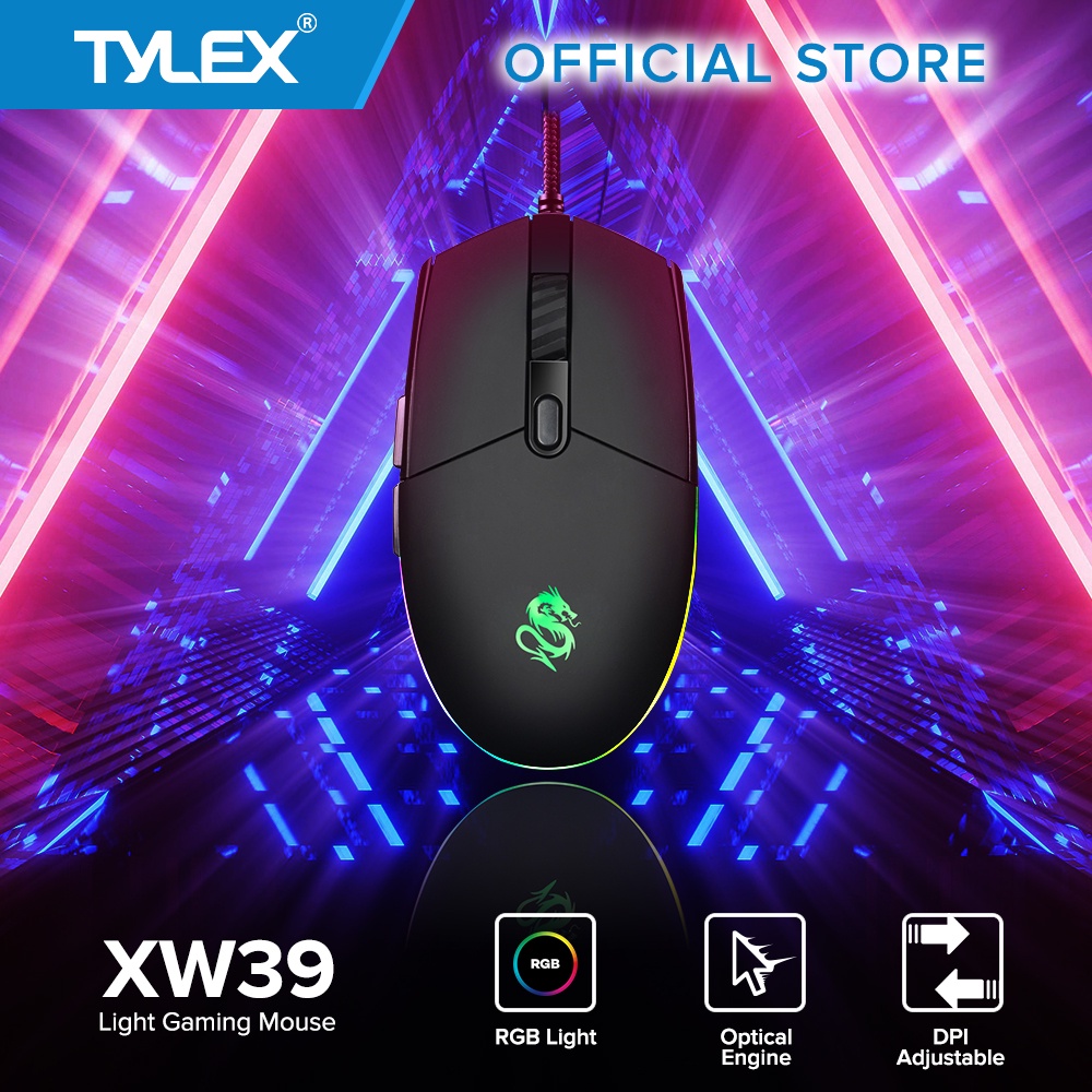 TYLEX XW39 4800DPI RGB Light Wired Gaming Mouse Shopee Philippines