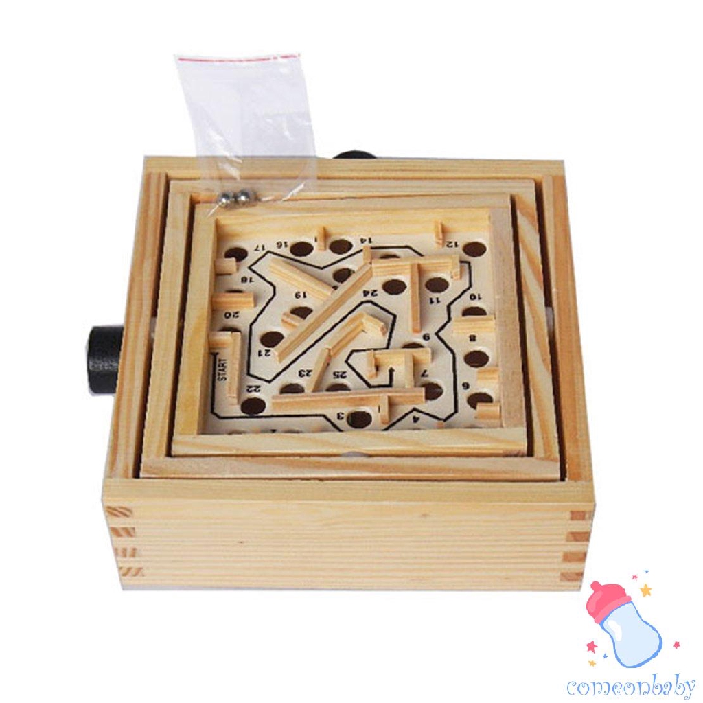 wooden maze toy