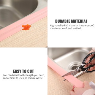 FIKI-adhesive Caulk Strip Moisture-proof Anti-mold Waterproof Caulking Tape for Kitchen Countertop Edge Protector Sealing Strip #4