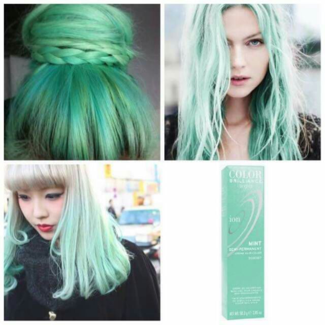 Mint Ion Color Brilliance Semi Permanent Hair Color Shopee Philippines