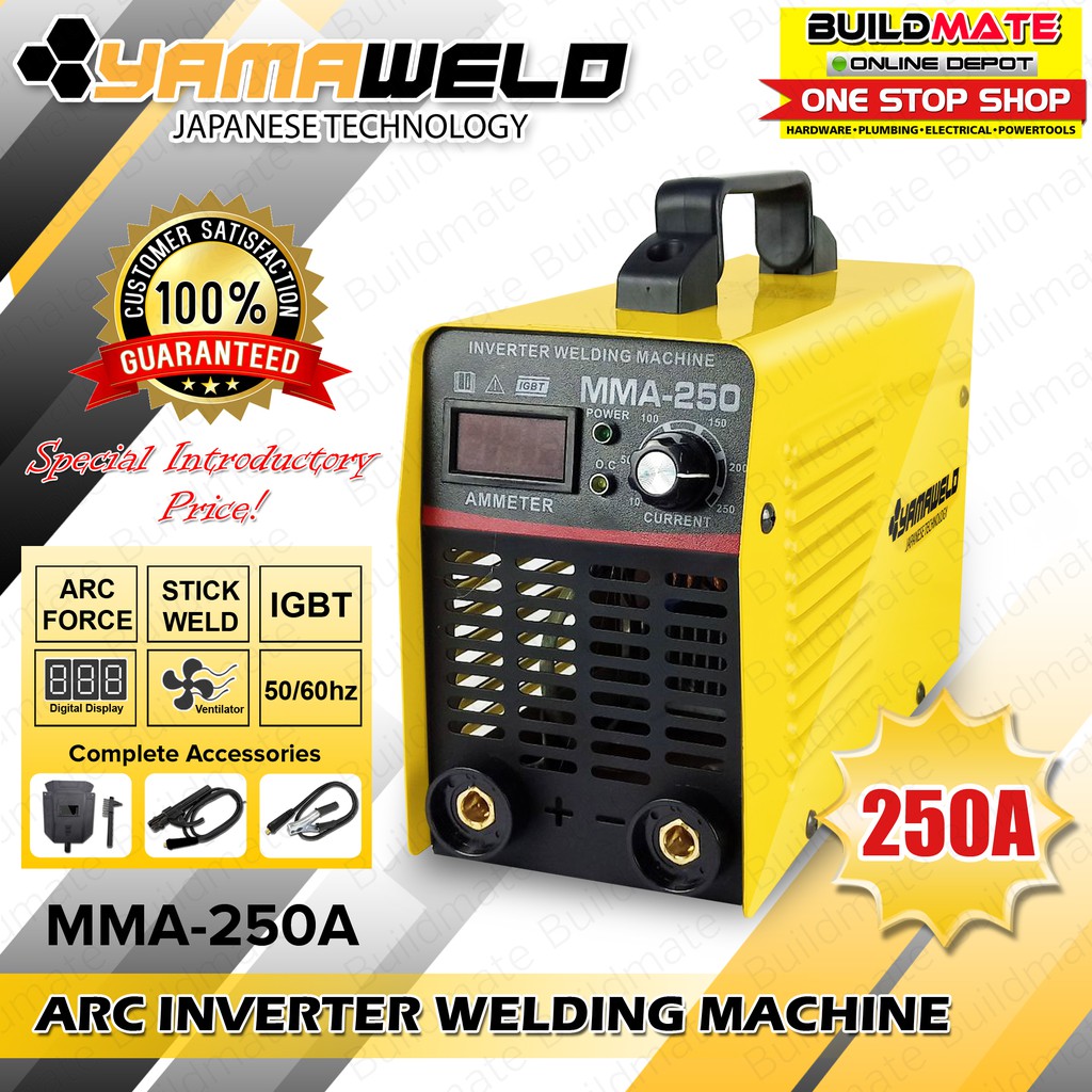 YAMAWELD 250A Japan Technology DC Inverter IGBT Compact Welding Machine