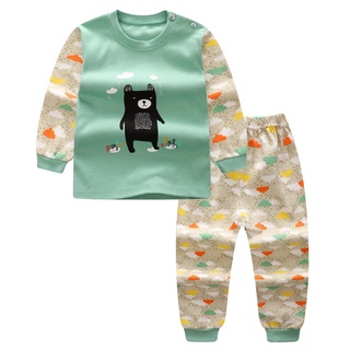 ∏Pre -sale 2pcs/set Long Sleeve Pyjamas Baby boys Clothing Cartoon  Printed Clothing suits #5