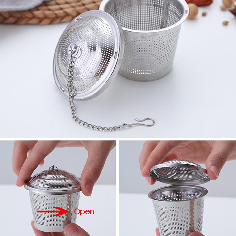   HARGA  BORONG  Stainless  Steel  Mesh Tea Infuser Reusable 