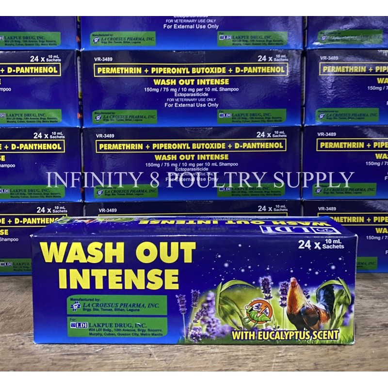 Wash Out Intense Shampoo 10ml (24 sachets/1box) | Shopee Philippines