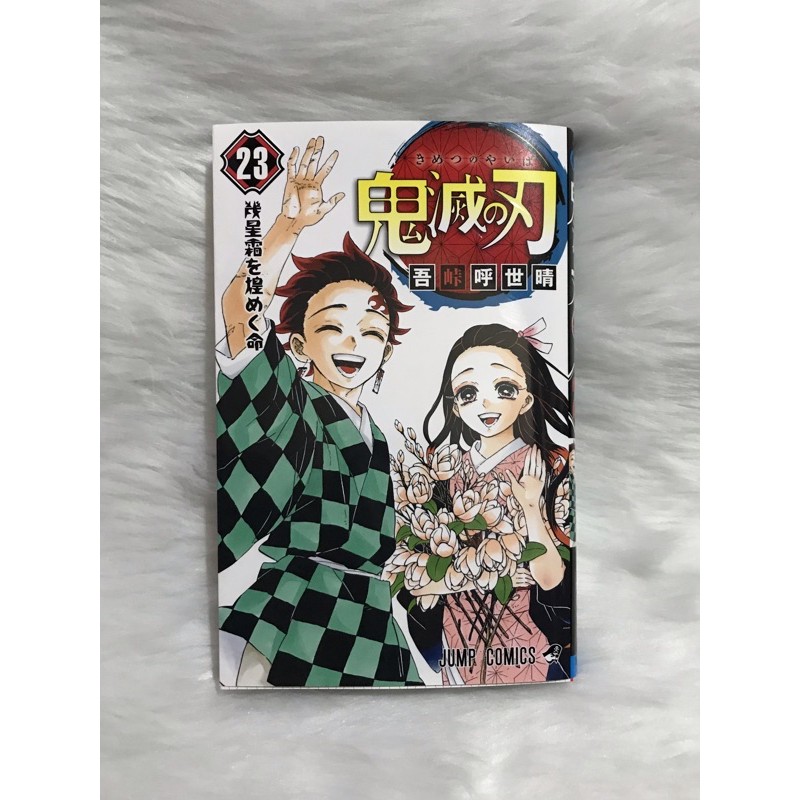 Demon Slayer Kimetsu No Yaiba Final Volume 23 Raw Manga Shopee Philippines