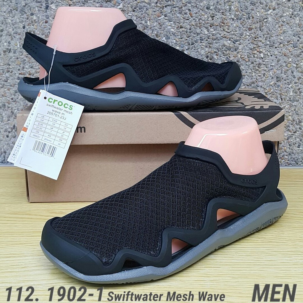 men's swiftwater mesh wave crocs