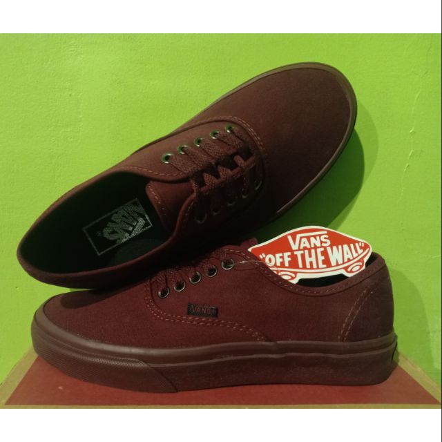 vans shoes maroon color