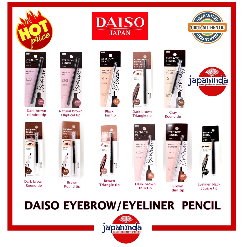 DAISO Eyebrow Pencil (100 Authentic) Shopee Philippines