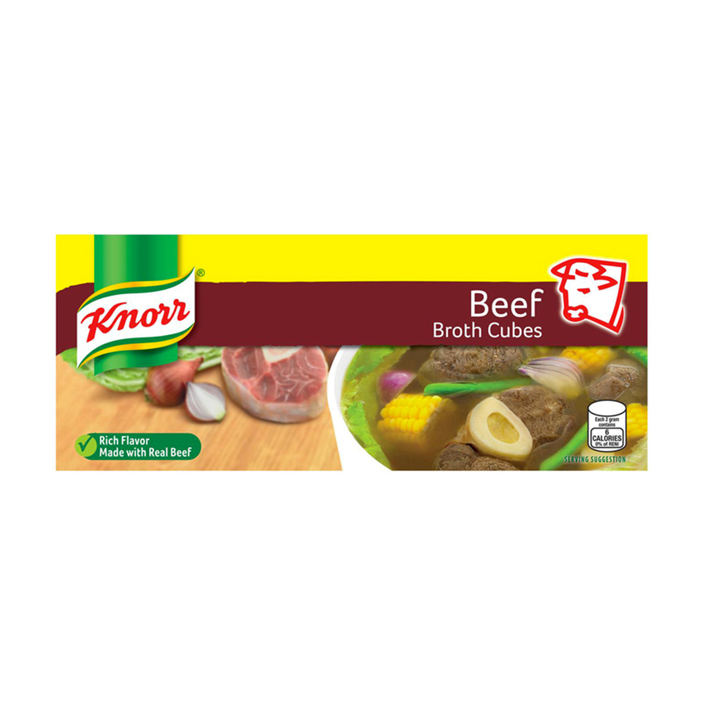 Knorr Beef Broth Cubes 12'S | Shopee Philippines