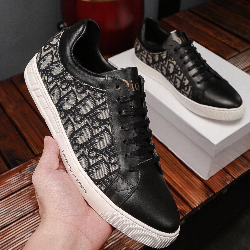 mens black dior trainers