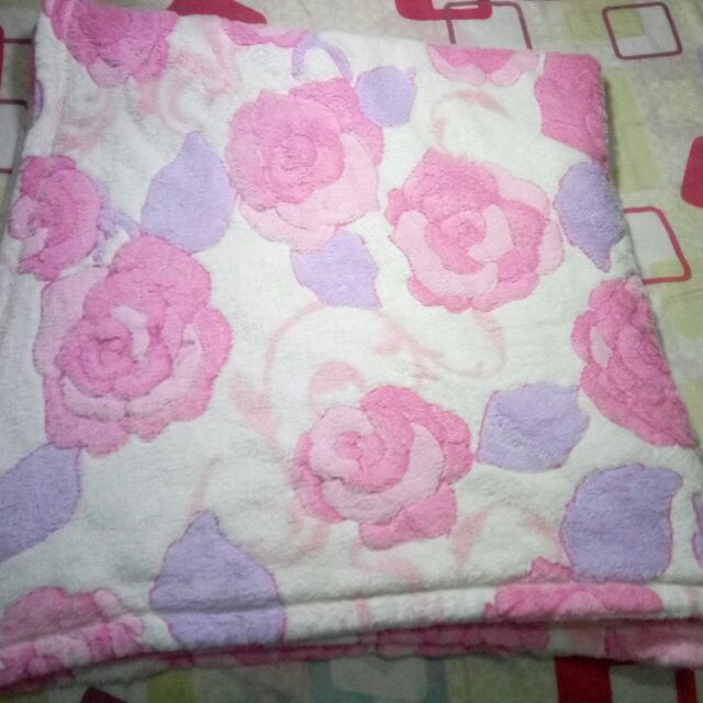 rose baby blanket