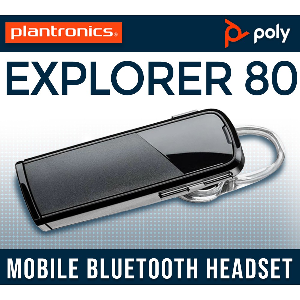 Specimen bende laten we het doen Plantronics Explorer 80 Mobile Bluetooth Headset | Shopee Philippines