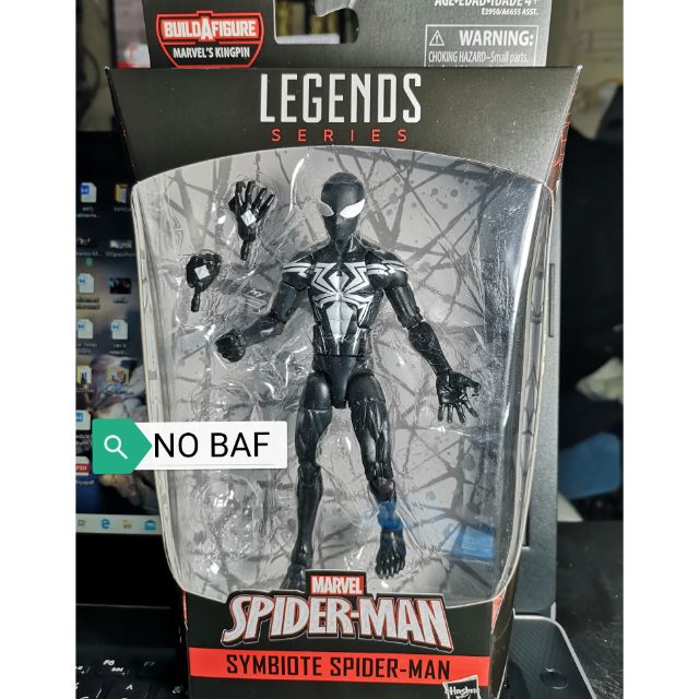 spider man symbiote marvel legends