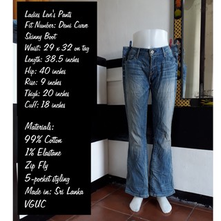 ladies levi jeans size 18