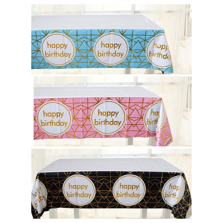 Happy Birthday Plastic Table Cover 54*72 inches5013 Shopee Philippines
