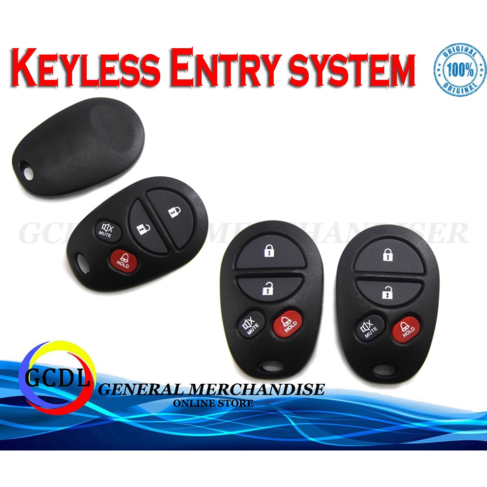 8199 Remote Control Central Locking Kit For Toyota Car Door Lock Keyless  Entry System | Shopee Philippines